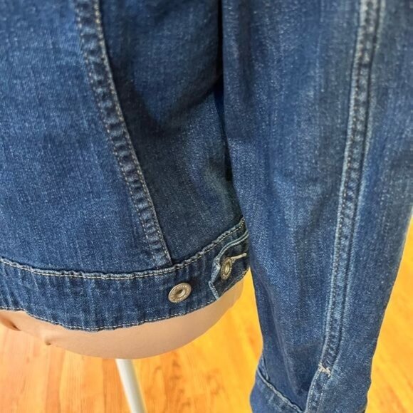 Levi’s Kid's Denim Jean Trucker Jacket Size XL 16 Medium Wash Unisex - Picture 7 of 11